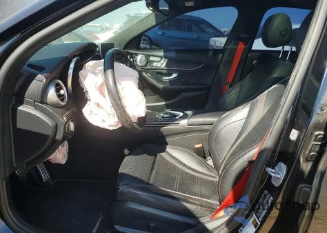 2016 Mercedes-Benz C 450 4Matic Amg z USA, uszkodzony, nr VIN 55SWF6EB4GU140228